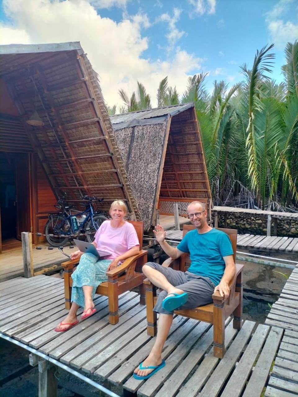 Kasijala Rammang Rammang Ecolodge And Cafe מראה חיצוני תמונה